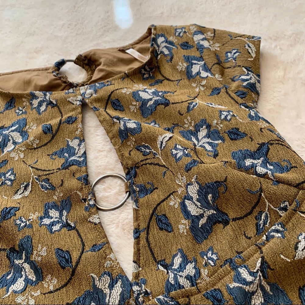 Free People embroidered floral dress